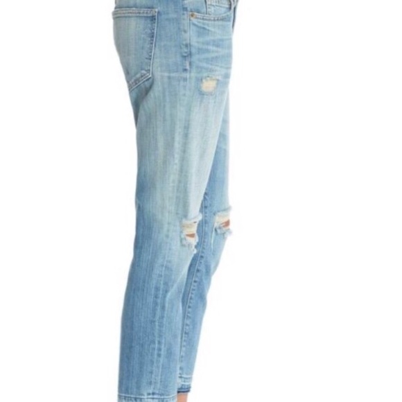 Current/Elliott Cropped Straight-legged jeans - Picture 3 of 8